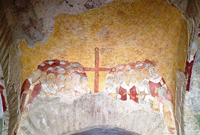 Nωπογραφία από το ναό του Αγίου Νικολάου στα Μύρα της Λυκίας.